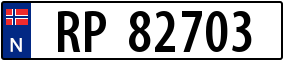 Truck License Plate